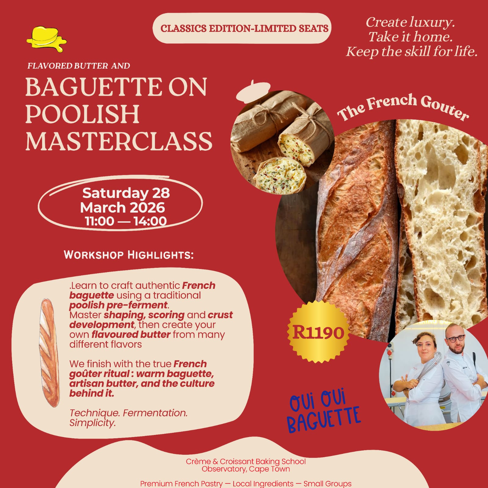 Chocolate Croissant Baking Class