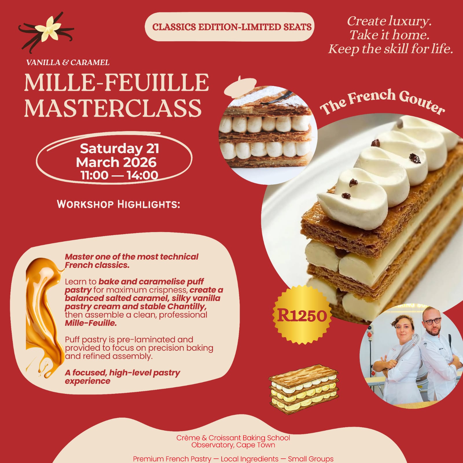 Praline Hazelnut Choux Masterclass